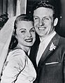Rosemarie Bowe and Robert Stack wedding