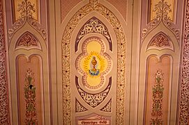 Saint Mary of the Assumption (German Village, C-bus, Ohio) - ceiling, Litany of Mary, Vessel of Honor