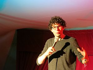 Simon Amstell at Queens' College May Ball 2013.JPG