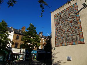 Sutton Heritage Mosaic, Turner and Drostle, Sutton, Surrey, Greater London (8)