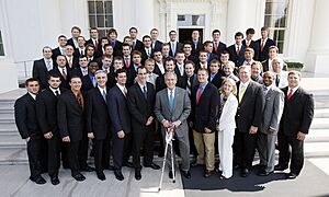 Syracuse lacrosse at the WH