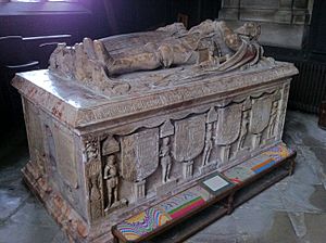 Table tomb in St Helen's Church, Ashby-de-la-Zouch