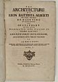 The Archtitecture of Leon Battista Alberti title page