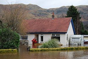 Tillicoultry flood - geograph.org.uk - 1562619