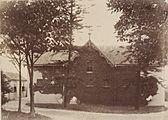 Toxteth Park stables outside 1890