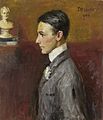 Van Wyck Brooks by John Butler Yeats, 1909, oil on canvas, from the National Portrait Gallery - NPG-NPG 82 129Brooks-000001