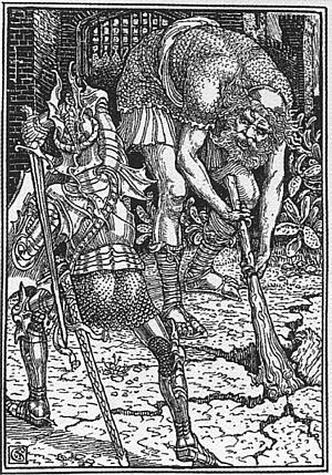 Walter Crane King Arthur and the Giant Book I, Canto VIII