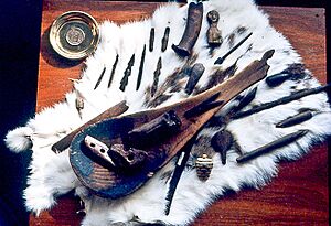 "Old Timers" dug from from Hooper Bay, Alaska