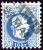 1874 Tarvis 10kr Kärnten