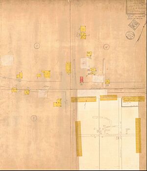 1922 fire insurance map of Mountain Creek