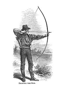 19th century knowledge archery drawing the bow