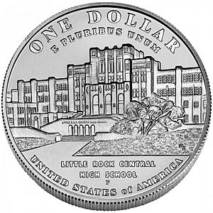 2007 Little Rock Central High School Dollar Reverse