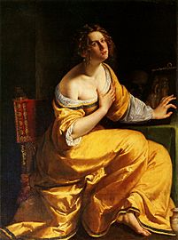 Artemisia Gentileschi Mary Magdalene Pitti