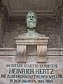 Büste von Heinrich Hertz in Karlsruhe