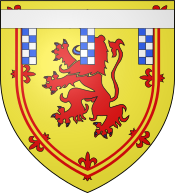Blason John Stuart (1337-1406) Comte de Carrick futur Robert III d'Ecosse