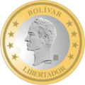Bolívar soberano (coin) obverse