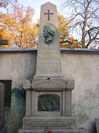 Bozena Nemcova grave Vysehrad Cemetery Prague CZ 811