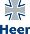 Bundeswehr Logo Heer with lettering