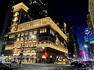 Carnegie Hall at night