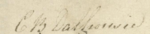 A signature from one of Jane Austen's Philadelphia copies of Emma, previously owned by Christian Ramsay, Lady Dalhousie