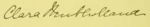 Clara Mulholland signature (A ROUND TABLE, 1897).png