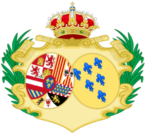 Coat of Arms of Elisabeth Farnese, Queen Consort of Spain