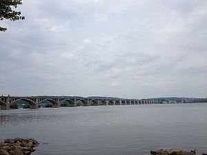 Columbia-Wrightsville Bridge from Wrightsville