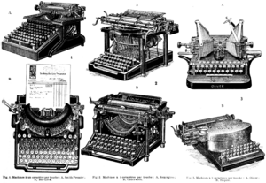 Comparison of Full-Keyboard, Single-Shift, and Double-Shift Typerwriters in 1911