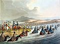 Crossing the Neman in Russia 1812 by Clark