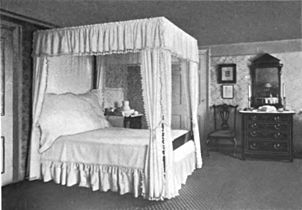 Dawesfield George Washington bedroom from The Morris Family of Philadelphia Volume 4