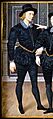 Detail of Anthony-Maria Browne, 2nd Viscount Montagu from a painting by Isaac Oliver (1598)