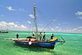 Fishing off the coast of Ambergris Caye, Belize