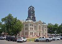 The Hood County Courthouse in Granbury