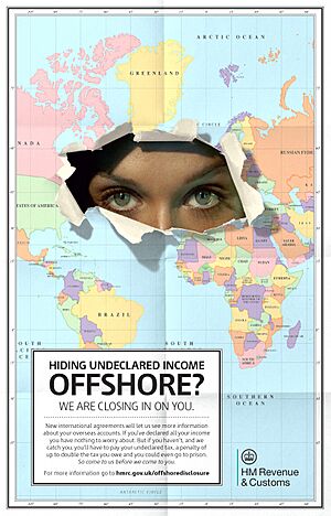 HMRC offshore evasion poster February 2014
