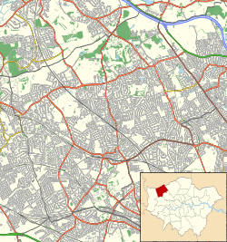 RAF Bentley Priory is located in London Borough of Harrow