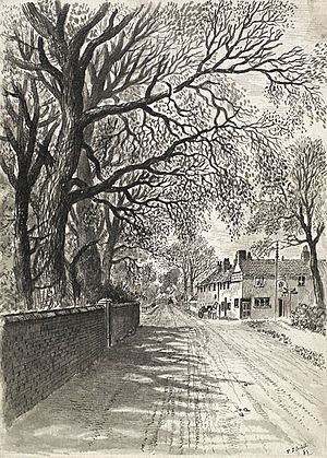 Haworth Arms, Newland, looking from the Church , 1883