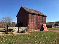 Howell Living History Farm barn