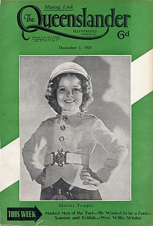 Illustrated front cover from The Queenslander, December 1, 1937 (12468547293)