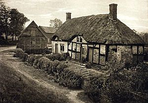 Izaak Walton's House at Shallowford, Staffordshire, 1888