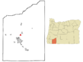Jackson County Oregon Incorporated and Unincorporated areas White City Highlighted