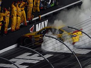 Joey Logano burns the house down at Thunder Valley second take
