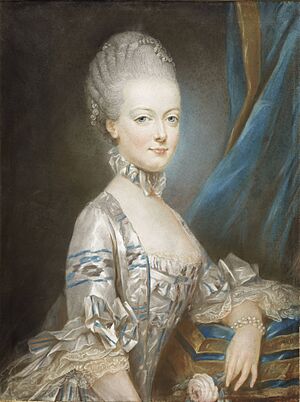 Joseph Ducreux - Portrait of Marie Antoinette of Austria, the later queen of France