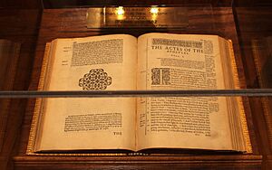 Jubilee Museum (Columbus, Ohio) - first edition of the Roman Catholic New Testament in English (1582)