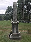 Gravesite of Justice Smith Thompson at Poughkeepsie Rural Cemetery in Poughkeepsie, New York