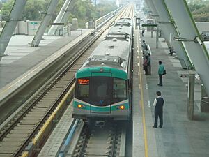 Kaohsiung MRT Train at World Games Station