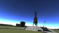 Kerbal Space Program - Rocket on launchpad