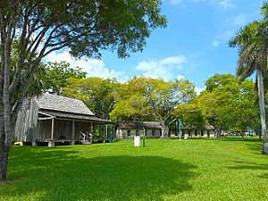 Wagner House and Fort Dallas barracks