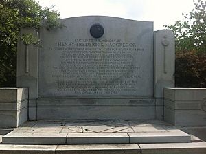 MacGregor Monument at MacGregor Park in Houston