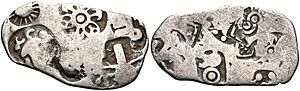 Magadha kingdom Circa 430-320s BC AR Karshapana