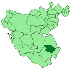 Location of Castellar de la Frontera